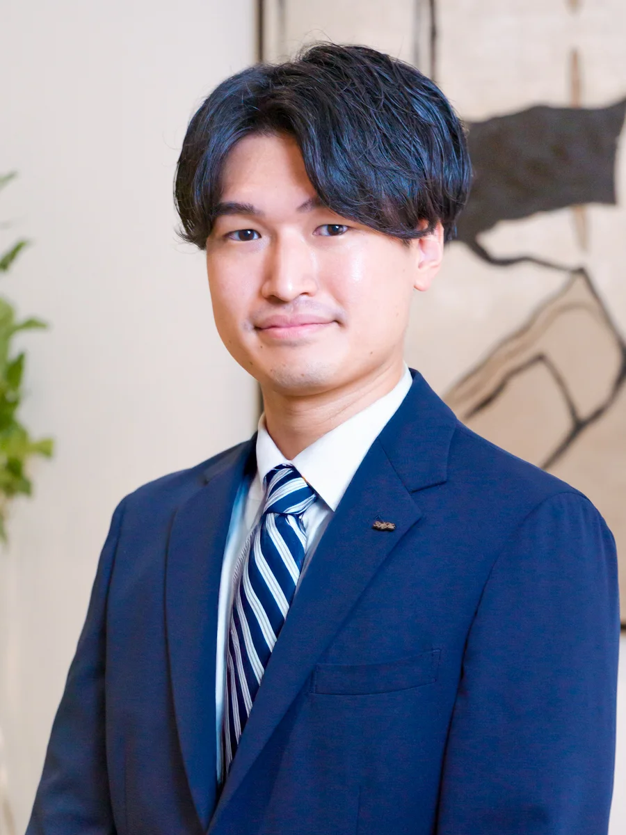 信頼感を表現したプロフィール写真